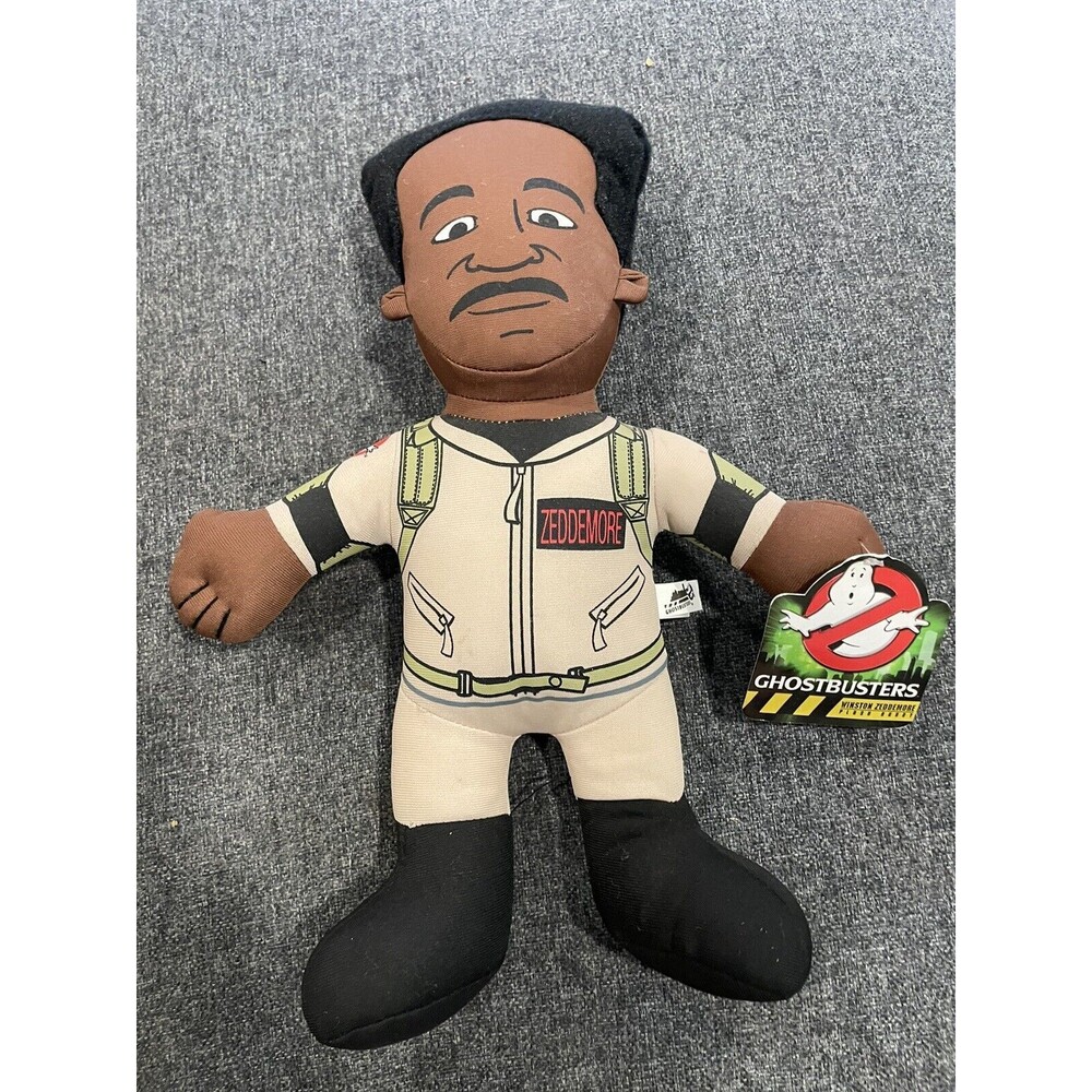 Ghostbusters Buddy Winston Zeddemore Plush Stuffed 14" Toy 2011 Toy Factory S2